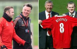 Rooney đưa ra tuyên bố gây sốc về 2 HLV Van Gaal và Sir Alex Ferguson