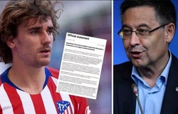 Atletico Madrid ra thông báo chính thức chỉ trích thậm tệ Barca và Griezmann vì hành động đi đêm