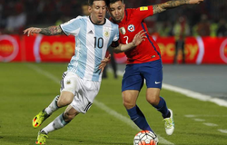Kết quả Argentina vs Chile (2-1): 2 thẻ đỏ, 7 thẻ vàng và 3 bàn thắng