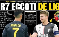 Tin chuyển nhượng tối 13/7: Báo chí Italia tiết lộ vai trò của Ronaldo trong vụ De Ligt