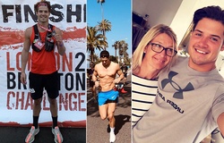 Chàng siêu mẫu chạy gần 1400km để tưởng nhớ mẹ mất vì ung thư