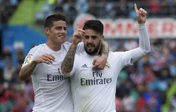 Chuyển nhượng Real Madrid 18/7: Tương lai của James và Isco có diễn biến bất ngờ