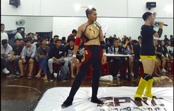 Nhập tâm như Saigon Pro Wrestling Club, đô vật đi ăn cưới cũng hằm hè nhau