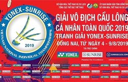 Lịch thi đấu Giải cầu lông cá nhân toàn quốc 2019