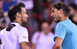 Rogers Cup: Nghe Nadal thật tình khuyên, bại tướng Fognini lại thấy sợ