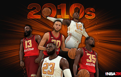 NBA 2K bổ sung các đội hình All-Decade cực ngầu trước thềm mùa giải