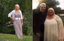 Bà mẹ béo phì giảm nửa trọng lượng cơ thể để dự đám cưới con trai