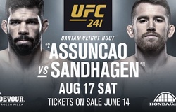 Nhận định Cory Sandhagen vs Raphael Assuncao tại UFC 241 (09h00, 18/8 )