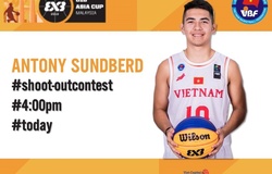 Kết quả FIBA U18 3x3 Asia Cup shooting contest: Sundberg bị loại sớm