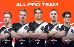 G2 Esports thống trị đội hình All Pro LEC Mùa Hè