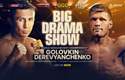 Gennady Golovkin sẽ tranh đai với Sergiy Derevyanchenko vào tháng 10 này