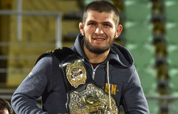 Chán vật nhau với gấu, Khabib chuyển sang đấm nhau với sư tử