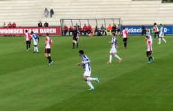 Văn Hậu cắt bóng như Van Dijk trong trận ra mắt Heerenveen