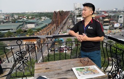 Hà Nội cổ kính đẹp sống động dưới tài phác họa của nghệ sĩ Singapore