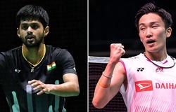 Lịch thi đấu cầu lông hôm nay 17/10: Tâm điểm Kento Momota vs Sai Praneeth