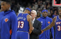 HLV Gregg Popovich đi vào lịch sử trong chiến thắng trước New York Knicks