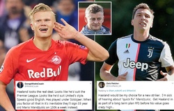 CĐV MU cầu xin CLB mua tài năng Haaland thay vì Mandzukic