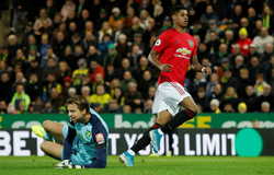 Rashford tham gia ghi bàn ở Ngoại hạng Anh ngang bằng Salah, Mane và Sterling