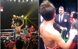 Naoya Inoue từ chối đai WBC ngay trên võ đài