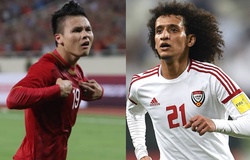 Việt Nam vs UAE 14/11: Quang Hải so tài với ‘Messi châu Á’ Omar Abdulrahman