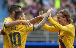 Tam tấu Barca ghi bàn nhiều hơn 14 đội bóng ở La Liga mùa này