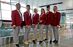 Chí Anh và dàn trai xinh gái đẹp dancesports nổi bật sang Philippines tranh “vàng” SEA Games 30