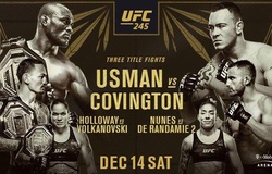 UFC 245: 3 trận tranh đai vô địch trong một sự kiện