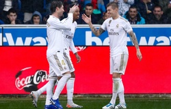Hạ gục Alaves trong trận thủy chiến, Real Madrid tạm chiếm ngôi đầu