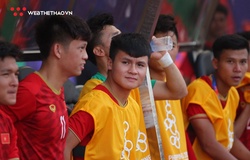Quang Hải biểu cảm dễ thương ở trận U22 Việt Nam gặp U22 Thái Lan