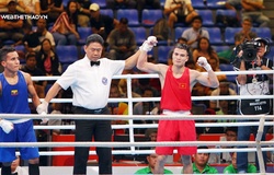 Nguyễn Văn Đương "đổ máu" vẫn nghiền nát đối thủ tiến vào chung kết Boxing hạng 56kg