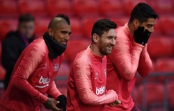 Messi khiến NHM phát cuồng với kỹ năng tuyệt vời trên sân tập