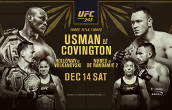 Kamaru Usman chiến thắng Knockout Colby Covington  tại UFC 245