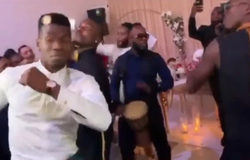 MU nhận tin vui khi Pogba "quẩy" tưng bừng trong đám cưới anh trai