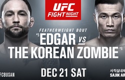 UFC Busan: 'Korean Zombie' lạnh lùng knockout lão tướng Frankie Edgar ngay hiệp 1