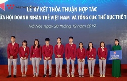 Hội doanh nhân trẻ Việt Nam tạo việc làm và hỗ trợ khởi nghiệp cho VĐV xuất sắc