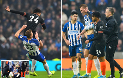 CĐV Chelsea phát cuồng vì “quái thú” Reece James khiến đối thủ trật khớp vai