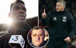 Solskjaer trả đũa Raiola khi tuyên bố về chấn thương của Pogba