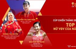 Top 3 đề cử VĐV nữ của năm Cúp Chiến thắng 2019