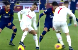 Ronaldo làm bẽ mặt hậu vệ của MU bằng kỹ năng đáng kinh ngạc