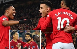 Bộ ba MU gây ngạc nhiên khi có nhiều bàn hơn cây đinh ba Liverpool