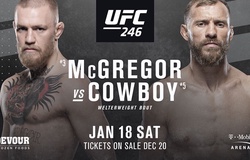 UFC 246: Conor McGregor thắng knockout Donald Cerrone chỉ sau 40 giây
