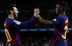 Messi gây kinh ngạc với đường kiến tạo giữa vòng vây 10 cầu thủ