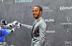 Lewis Hamilton cùng Messi chia giải Laureus - Oscar của thể thao thế giới