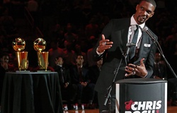 Huyền thoại Chris Bosh thất vọng vì không lọt vào Hall of Fame