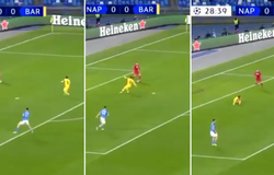 Messi bị thủ môn Napoli biến thành trò cười với pha xử lý đẳng cấp