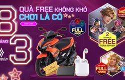 Sự kiện 8/3 Liên quân Mobile: Ngập tràn phần thưởng