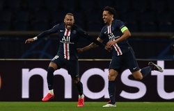 Neymar bắt chước cách ăn mừng của Haaland khi PSG vào tứ kết Cúp C1