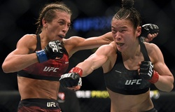 Weili Zhang và Joanna Jedrzejczyk cùng ôm nhau khóc trong bệnh viện