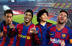 CĐV xếp Messi thứ 2 trong Top 100 cầu thủ Barca vĩ đại nhất