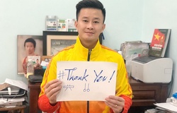 HLV Trương Minh Sang “yêu ngay từ đầu” chiến dịch Xin cảm ơn